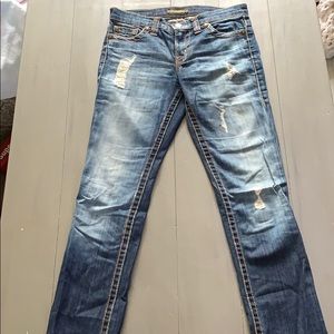 David Kahn distressed jeans. Size 26